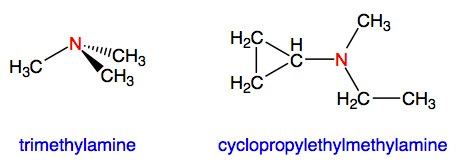 drawings of tertiary amines